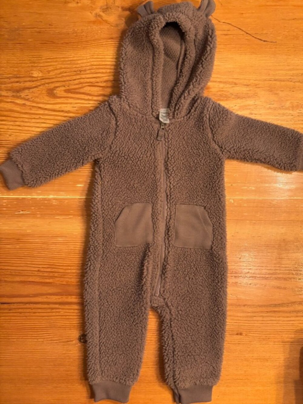 Hooded Fleece Footie, Carter, 9 month